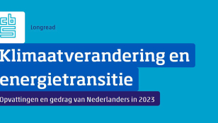 Onlangs publiceerde het CBS de resultaten van een onderzoek over opvattingen en gedrag van Nederlanders over het onderwerp Klimaatverandering en energietransitie.